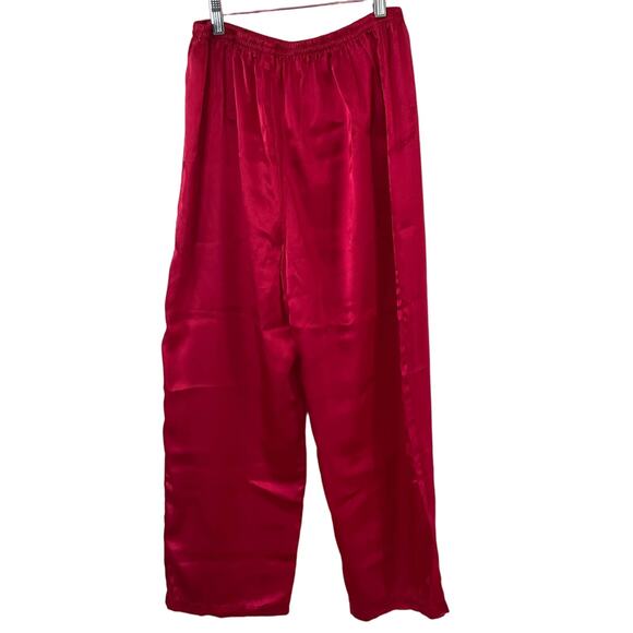 Victoria's Secret  Button Down Red Pajama Set Sz L - Picture 9 of 14